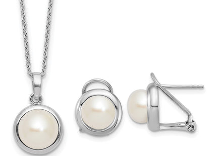 Sterling Silver Earrings Style QH5865SET - Classique Jewelry Inc.