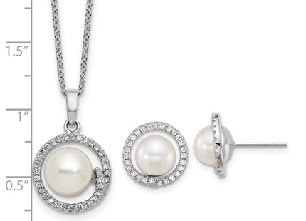 Sterling Silver Earrings Style QH5868SET - Classique Jewelry Inc.