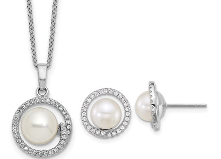 Sterling Silver Earrings Style QH5868SET - Classique Jewelry Inc.
