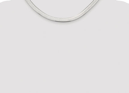 Sterling silver herringbone link chain