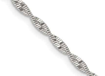 Sterling silver herringbone link chain