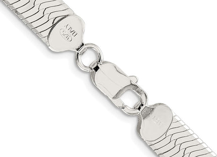 Sterling silver herringbone link chain, additional view