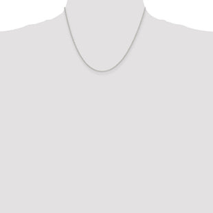 Sterling Silver Diamond-cut Cable Chain (Style QHC022-18)