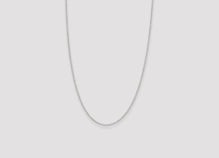 Sterling Silver Diamond-cut Cable Chain (Style QHC022-26)