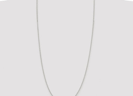 Sterling Silver Rhodium-plated Diamond-cut Cable Chain (Style QHC022R-30)