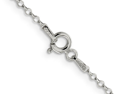 Sterling Silver Diamond-cut Cable Chain, 16 x 1.75mm