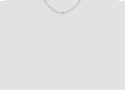 Sterling Silver Diamond-cut Cable Chain (Style QHC027-16)