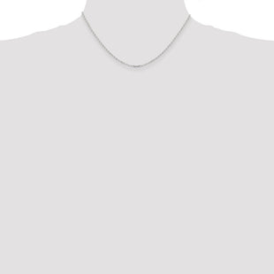 Sterling Silver Diamond-cut Cable Chain (Style QHC027-16)