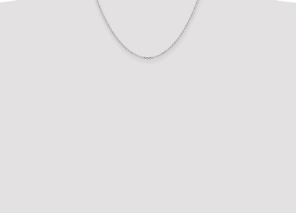 Sterling Silver Diamond-cut Cable Chain (Style QHC027-18)
