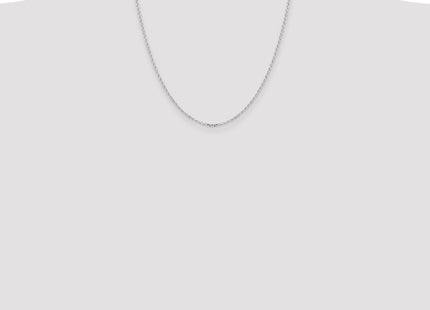 Sterling Silver Diamond-cut Cable Chain (Style QHC027-20)