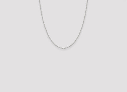 Sterling Silver Diamond-cut Cable Chain (Style QHC027-22)