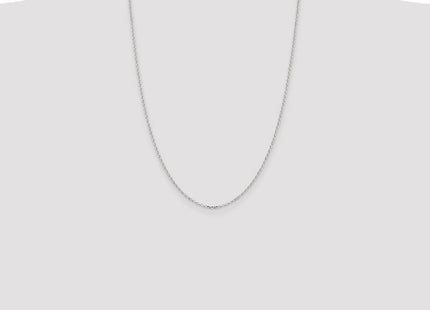 Sterling Silver Diamond-cut Cable Chain (Style QHC027-24)