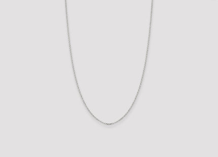 Sterling Silver Diamond-cut Cable Chain (Style QHC027-26)