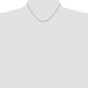Sterling Silver Diamond-cut Cable Chain (Style QHC035-16)