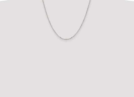 Sterling Silver Diamond-cut Cable Chain (Style QHC035-20)