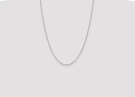 Sterling Silver Diamond-cut Cable Chain (Style QHC035-24)