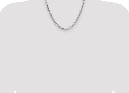 Sterling Silver Hammered Curb Chain (Style QHCB120-20)