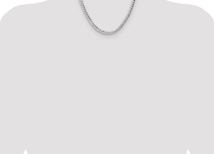 Sterling Silver Hammered Curb Chain (Style QHCB150-18)