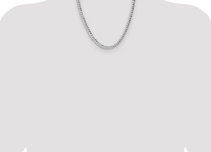 Sterling Silver Hammered Curb Chain (Style QHCB150-20)