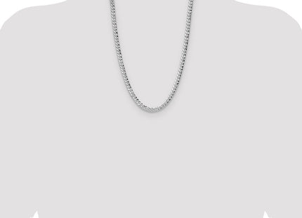 Sterling Silver Hammered Curb Chain (Style QHCB150-24)