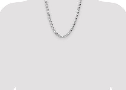 Sterling Silver Hammered Curb Chain (Style QHCB180-22)