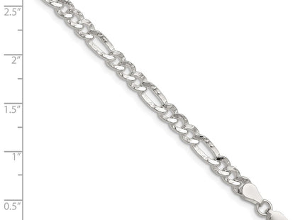 Sterling silver figaro link chain, alternate view