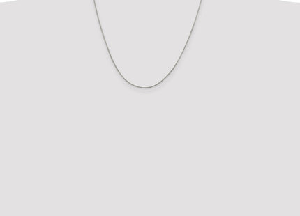 Sterling silver box link chain, additional view