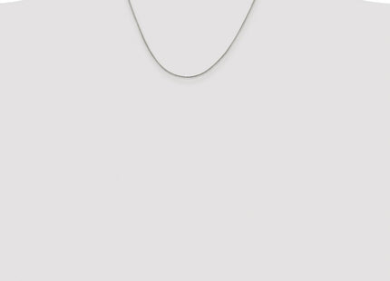 Sterling silver box link chain, further view