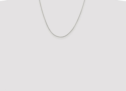 Sterling silver box link chain, additional view