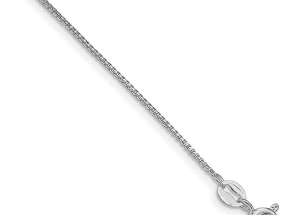 Sterling silver box link chain