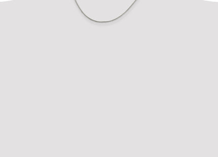 Sterling Silver Rhodium-plated Round Box Chain, 16 x 1.25mm