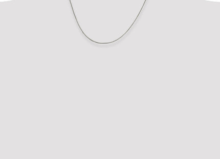 Sterling silver box link chain, further view