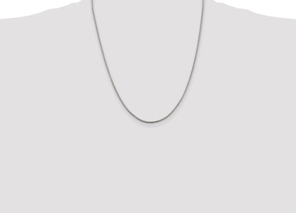 Sterling silver box link chain