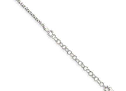 Sterling silver box link chain, another view