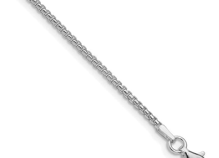 Sterling silver box link chain