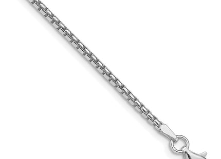 Sterling silver box link chain