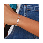 Sterling Silver Adjustable Baby ID Bracelet view 3
