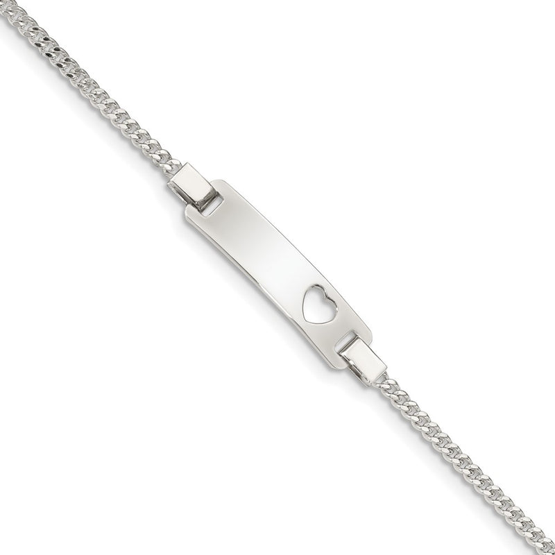 Sterling silver ID bracelet