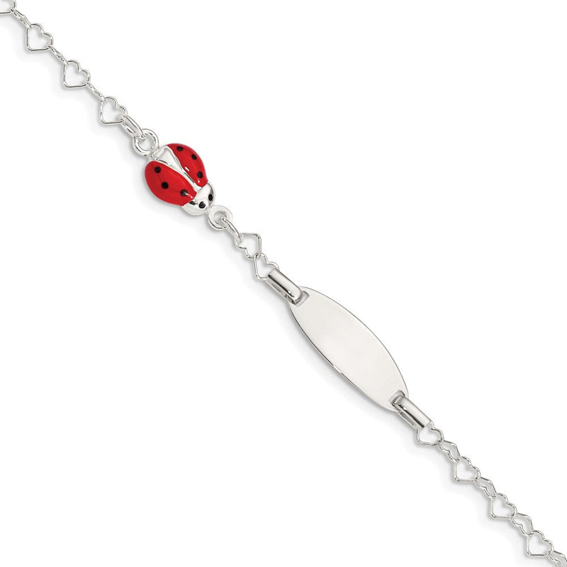 Sterling silver engravable ID bracelet