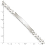 Sterling Silver Curb Link ID Bracelet, 7.5 x 5mm view