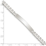 Sterling Silver Curb Link ID Bracelet, 7.5 x 6mm (-7.5) view