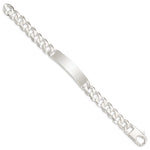 Sterling Silver Curb Link ID Bracelet, 7.5 x 6mm view