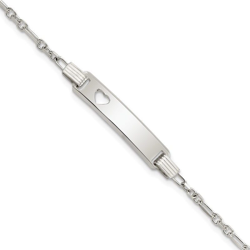 Sterling silver heart bracelet