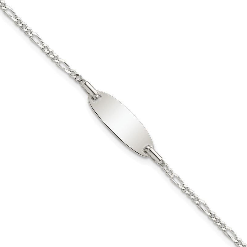 Sterling silver ID bracelet