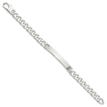 Sterling Silver 7in Curb ID Bracelet view 3