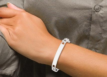 Sterling Silver Bracelets Style QID244 - Classique Jewelry Inc.