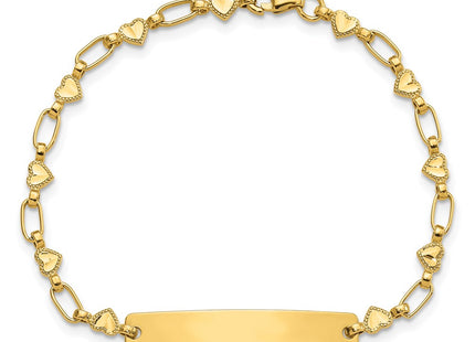 Sterling Silver Bracelets Style QID246GP - Classique Jewelry Inc.