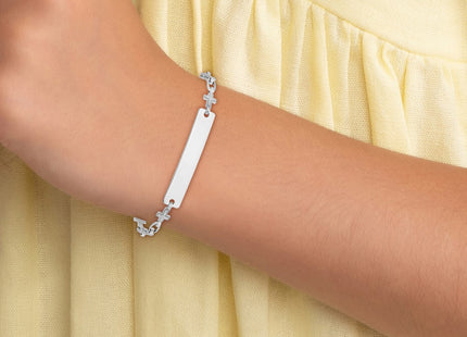 Sterling Silver Bracelets Style QID247 - Classique Jewelry Inc.