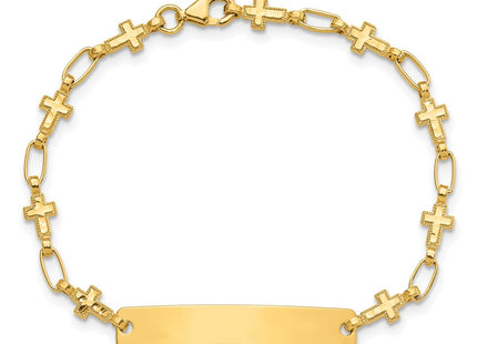 Sterling Silver Bracelets Style QID247GP - Classique Jewelry Inc.