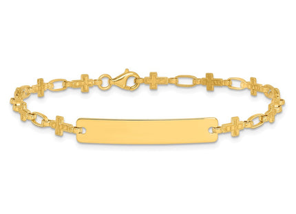 Sterling Silver Bracelets Style QID247GP - Classique Jewelry Inc.